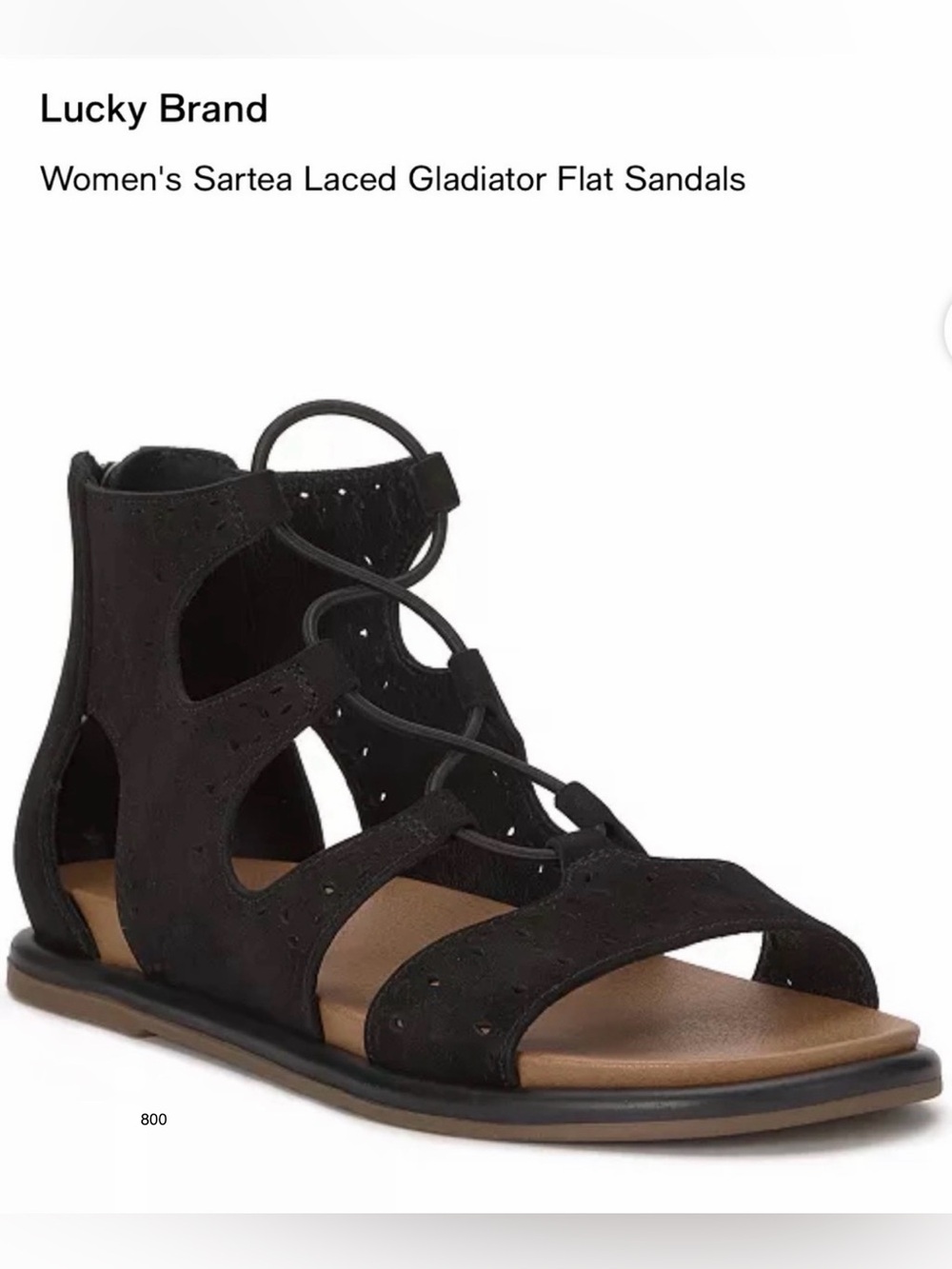 *new* Lucky Brand Women's Sartea Laced Gladiator Flat Sandals